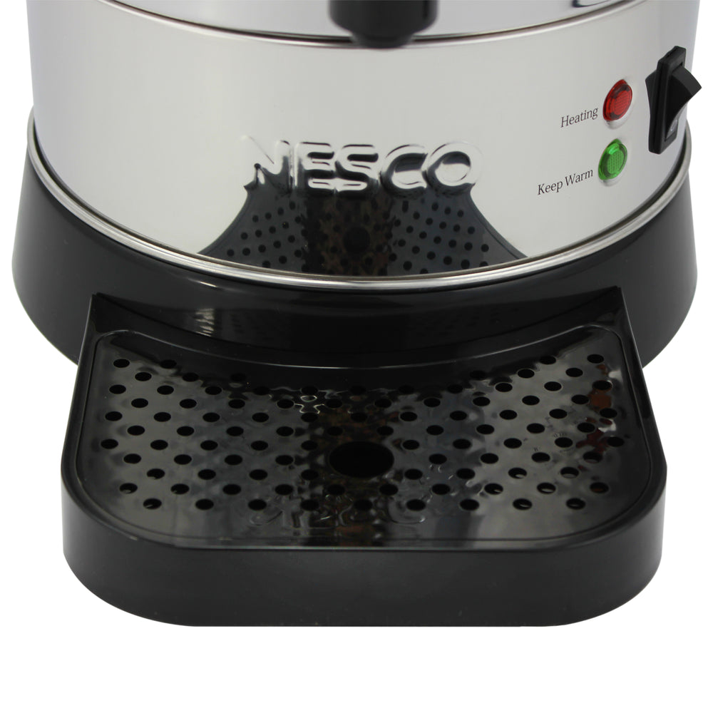 Nesco CU-50, Professional Coffee/Tea Urn, 50 Cups, Stainless Steel