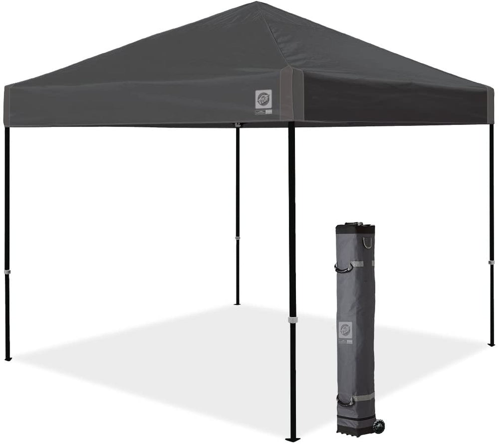 E-Z UP Ambassador Instant Shelter Canopy, 10 by 10', White Slate