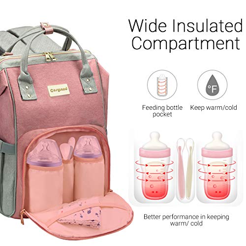 Cosyland Diaper Bag Backpack Nappy Maternity Backpack for Mom with USB charge