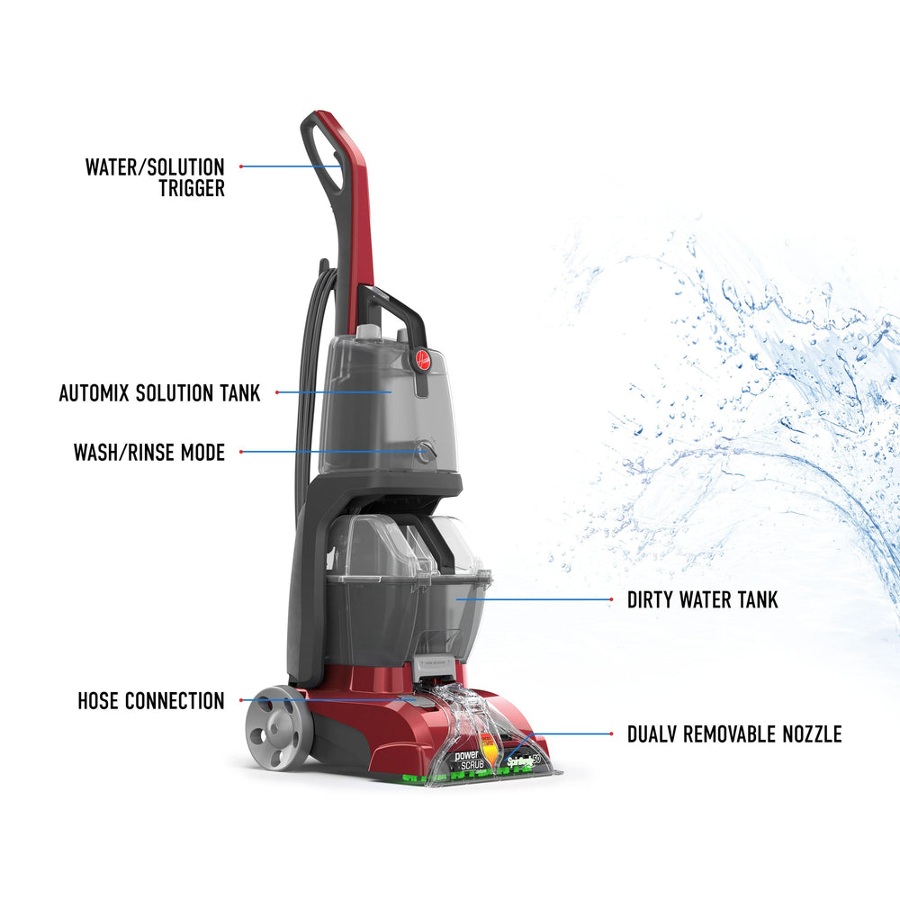 Hoover Power Scrub Deluxe Carpet Cleaner, FH50150