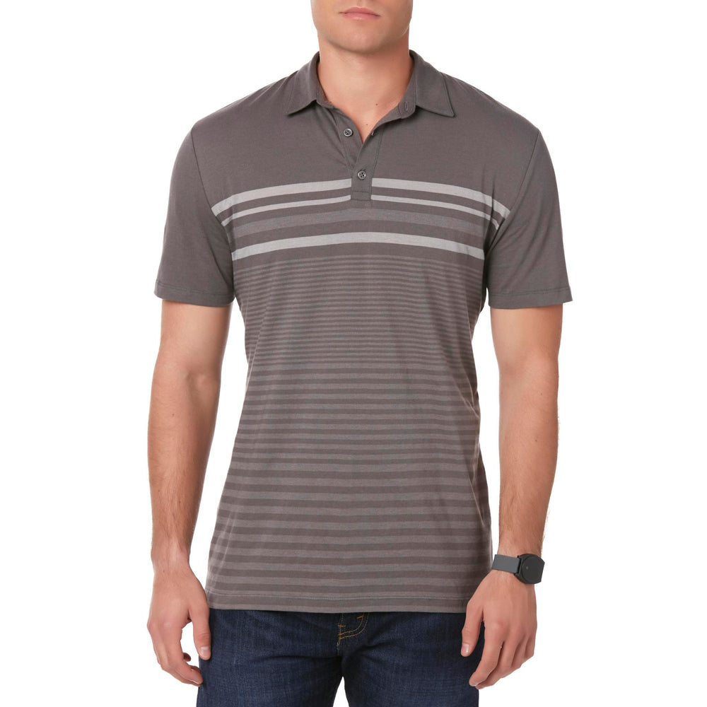 Structure Men's Slim Fit Polo Shirt - Striped