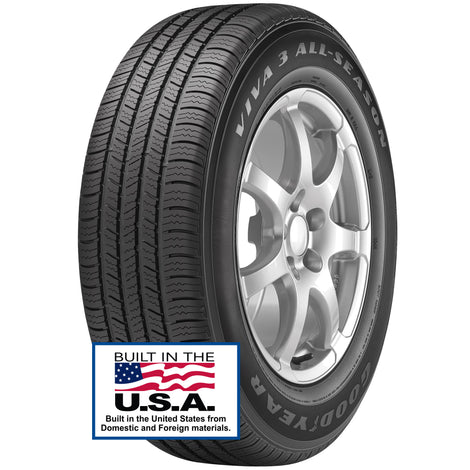 Goodyear Viva 3 All-Season Tire 205/55R16 91H, Passenger Car Tire