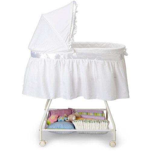 Delta Children Classic Sweet Beginnings Bassinet, White