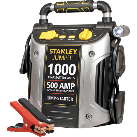 STANLEY 1000/500 Amp 12V Jump Starter with LED Light and USB (J509)