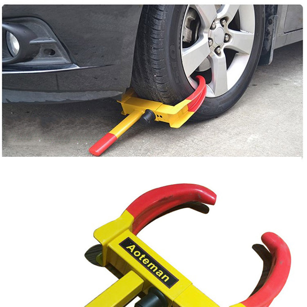 Tire Wheel Clamp Lock Anti Theft Clamp Boot Tire Claw Heavy Duty Lock for Vehicle Car Truck 50x20CM