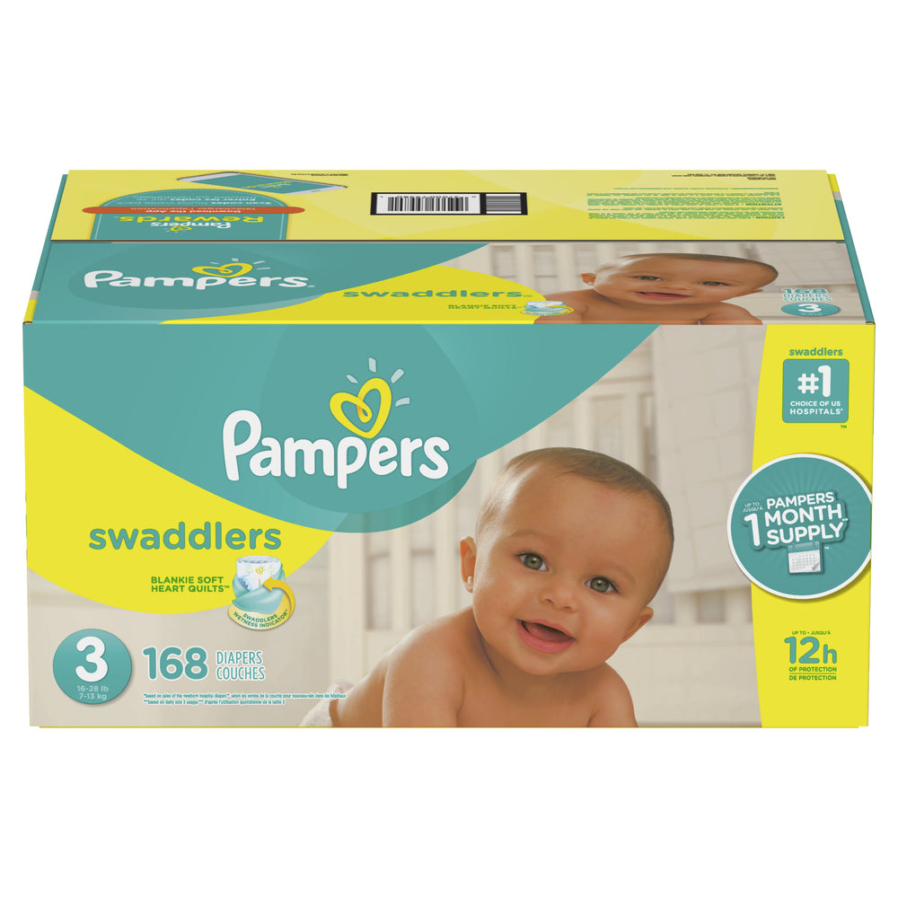 Pampers Swaddlers Diapers Size 7 44 Count