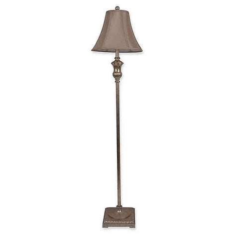 Decor Therapy Alice Floor Lamp in Chardonnay