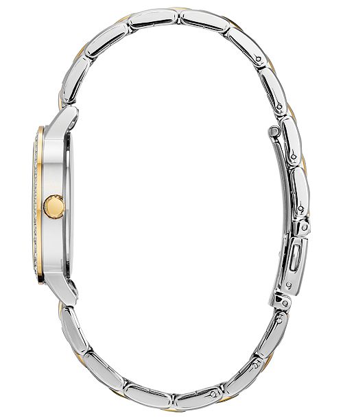 Women's Quartz Two-Tone Stainless Steel Bracelet Watch 30mm