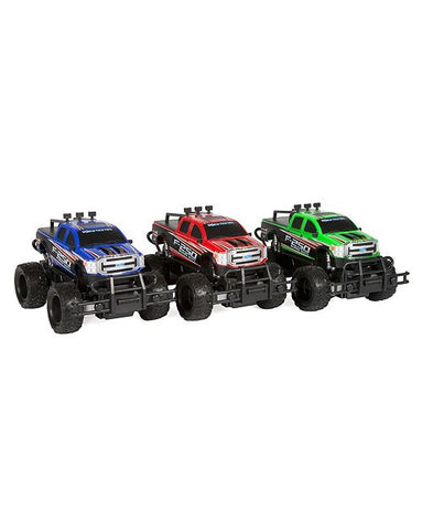 F-250 Heavy Duty 1:24 Electric RC Monster Truck, Color Varies