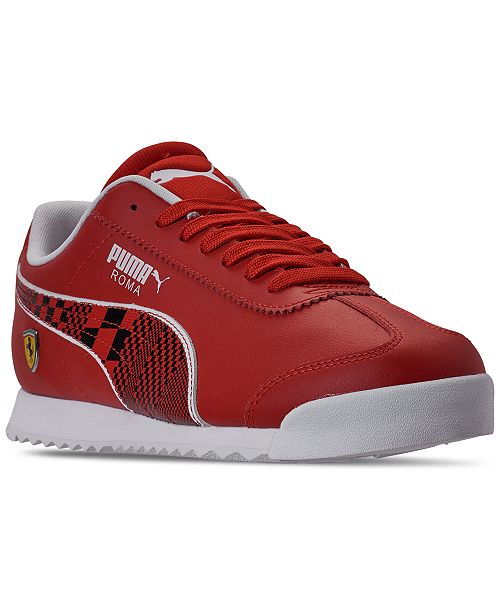 Men's Scuderia Ferrari Roma Casual Sneakers from Finish Line