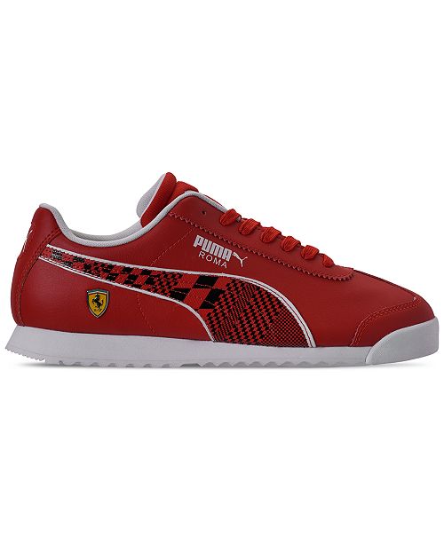 Men's Scuderia Ferrari Roma Casual Sneakers from Finish Line