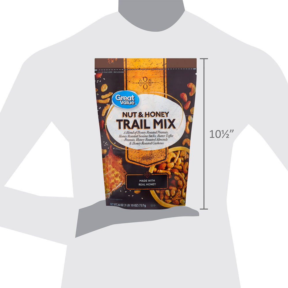 Great Value Nut & Honey Trail Mix, 26 Oz