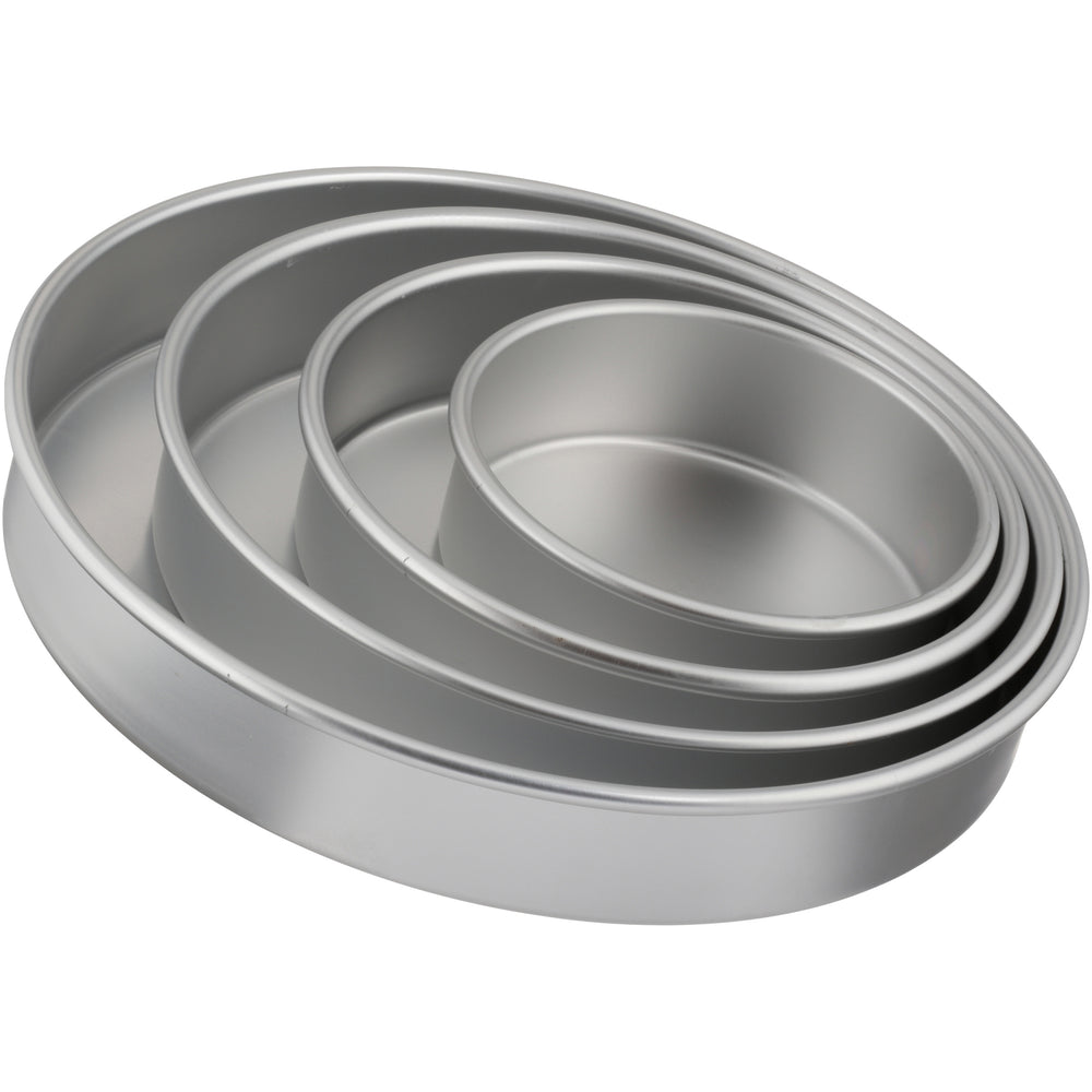 Wilton Performance Pans Tierd-Cake Aluminum Pan Set, Round, 4-Piece