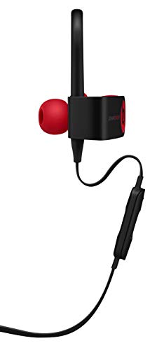 Powerbeats3 Wireless Earphones - Apple W1 Headphone Chip, Class 1 Bluetooth, 12 Hours Of Listening Time, Sweat Resistant Earbuds - Defiant Black-Red