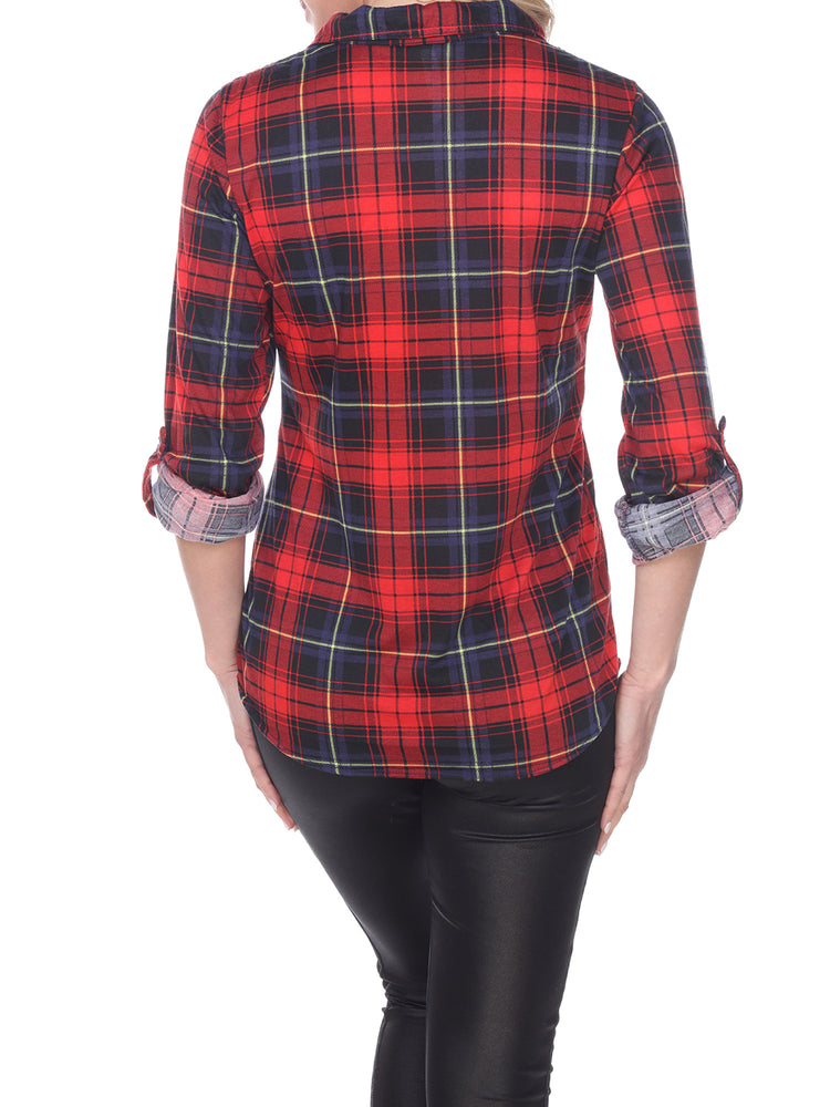 Women's Oakley Plaid Top