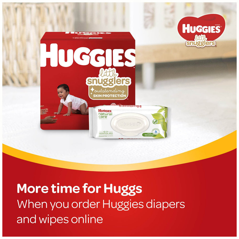 HUGGIES Little Snugglers Diapers, Size 5, 58 Count