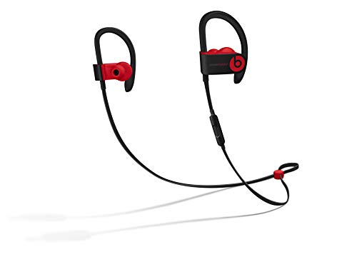 Powerbeats3 Wireless Earphones - Apple W1 Headphone Chip, Class 1 Bluetooth, 12 Hours Of Listening Time, Sweat Resistant Earbuds - Defiant Black-Red