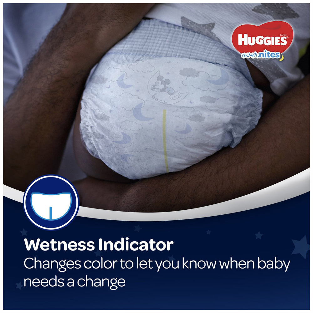 HUGGIES OverNites Diapers, Size 5, 58 Count