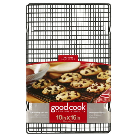 Good Cook Non-Stick Cooling Rack, 2 Piece