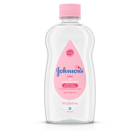 Johnson's Pure Baby Mineral Oil, Original, 14 fl oz