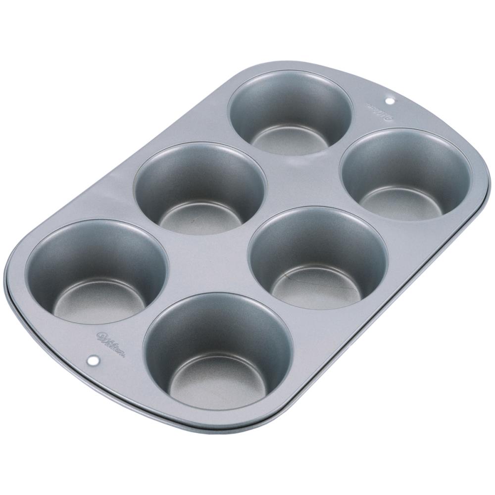 Wilton Recipe Right 6-Cavity Jumbo Muffin Pan 2105-955