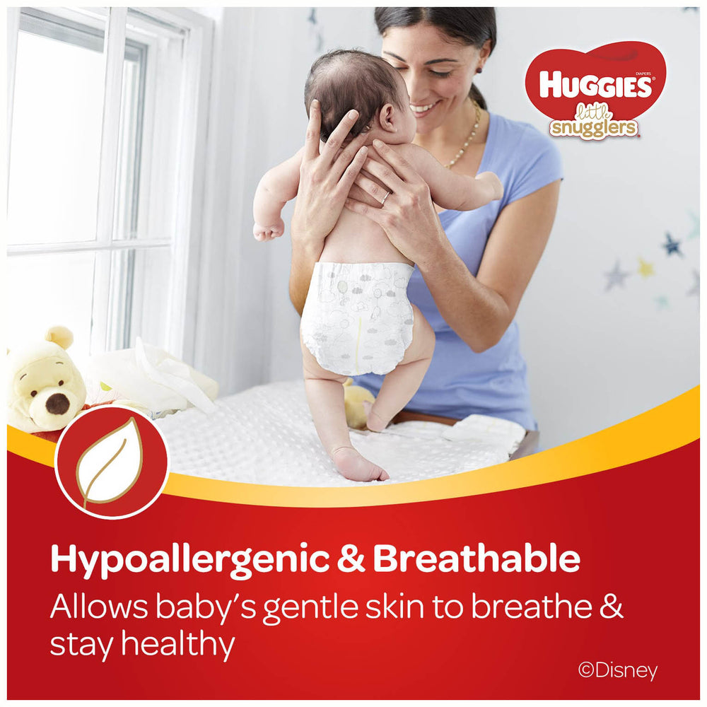HUGGIES Little Snugglers Diapers, Size 5, 58 Count