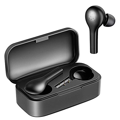 Wireless Earbuds, TWS Bluetooth 5.0 Earphones Bluetooth Headphones in-Ear, Auto-Pair Wireless Headphones with High Definition Mic, Stereo Sound, Touch Control, 25H Playtime, No Audio Delay
