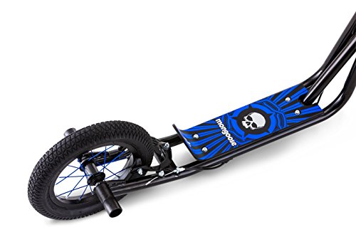 Mongoose Expo Youth Scooter, Front and Rear Caliper Brakes, Rear Axle Pegs, 12-Inch Inflatable Wheels, Available in Multiple Colors