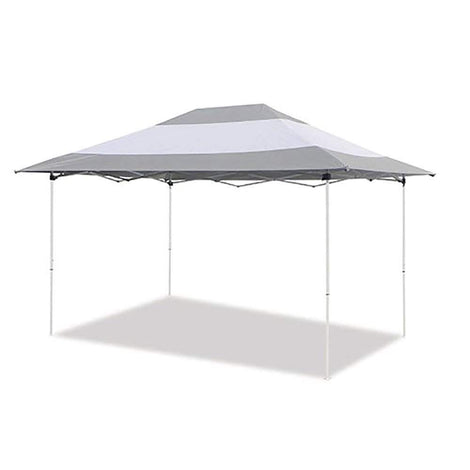 Z-Shade Prestige 14 x 10 Foot Instant Canopy Outdoor Patio Shelter, Grey & White