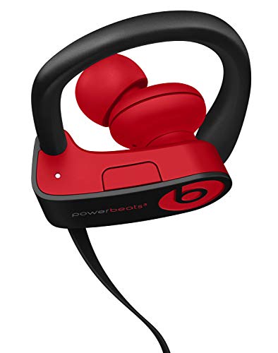 Powerbeats3 Wireless Earphones - Apple W1 Headphone Chip, Class 1 Bluetooth, 12 Hours Of Listening Time, Sweat Resistant Earbuds - Defiant Black-Red