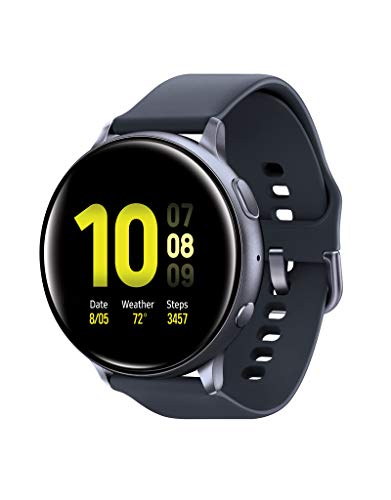 Samsung Galaxy Watch Active2 W/ Enhanced Sleep Tracking Analysis, Auto Workout Tracking, and Pace Coaching (40mm, GPS, Bluetooth), Aqua Black - US Version