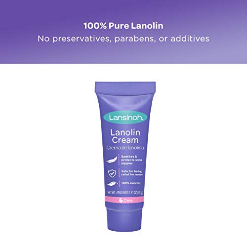 Lansinoh Lanolin Nipple Cream for Breastfeeding, 1.41 Ounces