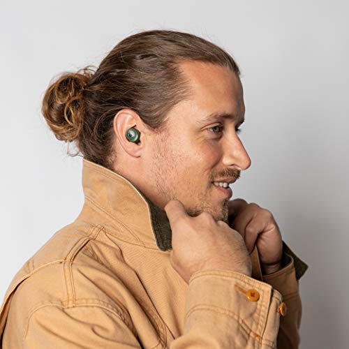 JLab Audio Go Air True Wireless Bluetooth Earbuds + Charging Case | Green | Dual Connect | IP44 Sweat Resistance | Bluetooth 5.0 Connection | 3 EQ Sound Settings: JLab Signature, Balanced, Bass Boost