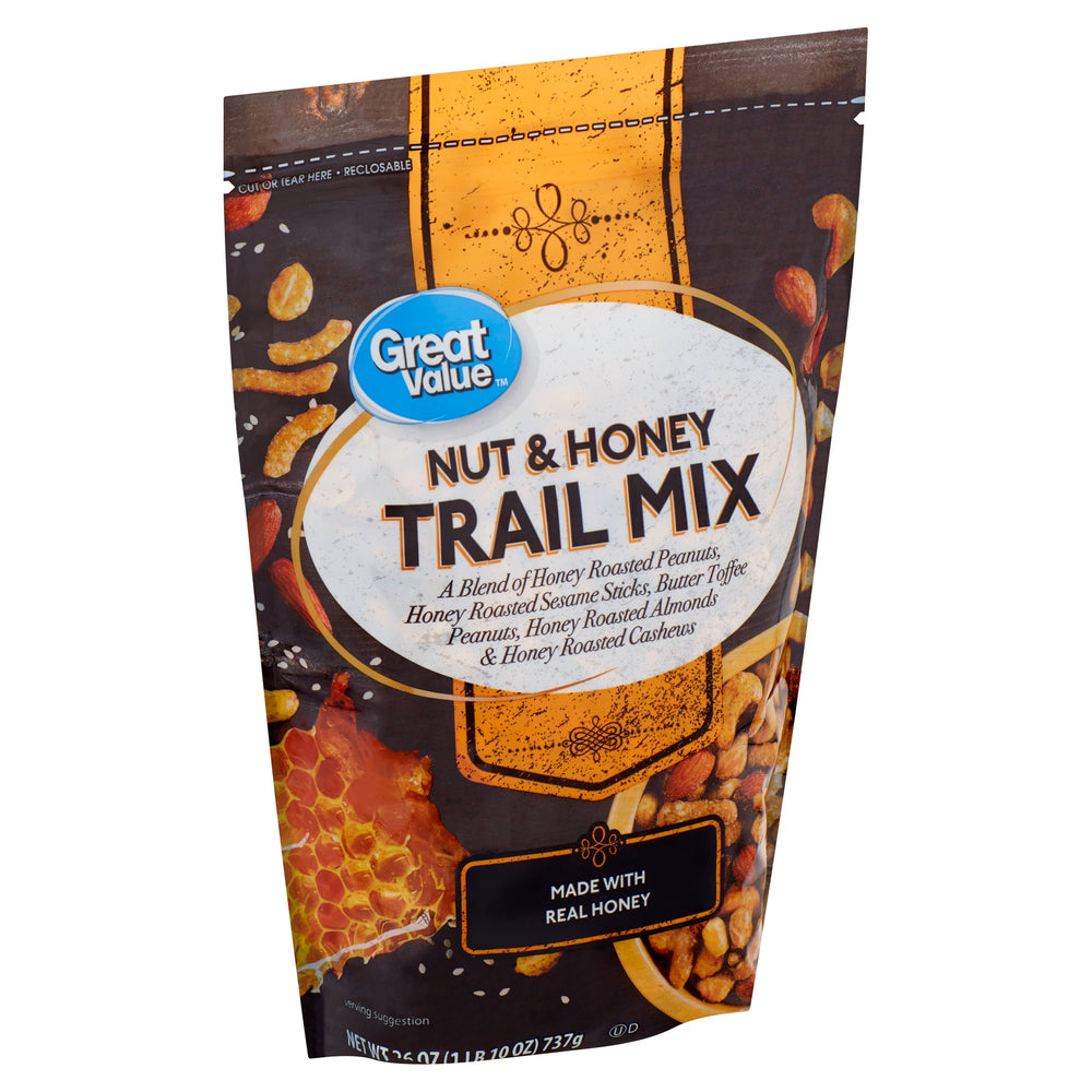 Great Value Nut & Honey Trail Mix, 26 Oz