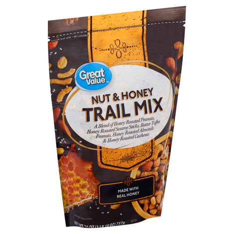 Great Value Nut & Honey Trail Mix, 26 Oz