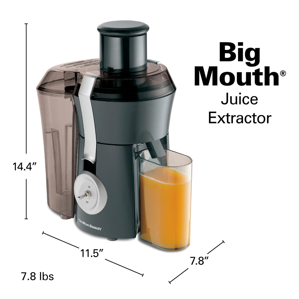 Hamilton Beach Big Mouth 800w Powerful Motor Juice Extractor | Model# 67650H