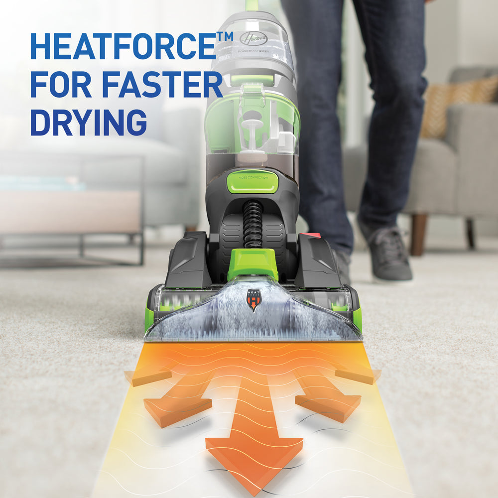 Hoover Dual Power Max Carpet Cleaner w/ Antimicrobial Brushes, FH54010
