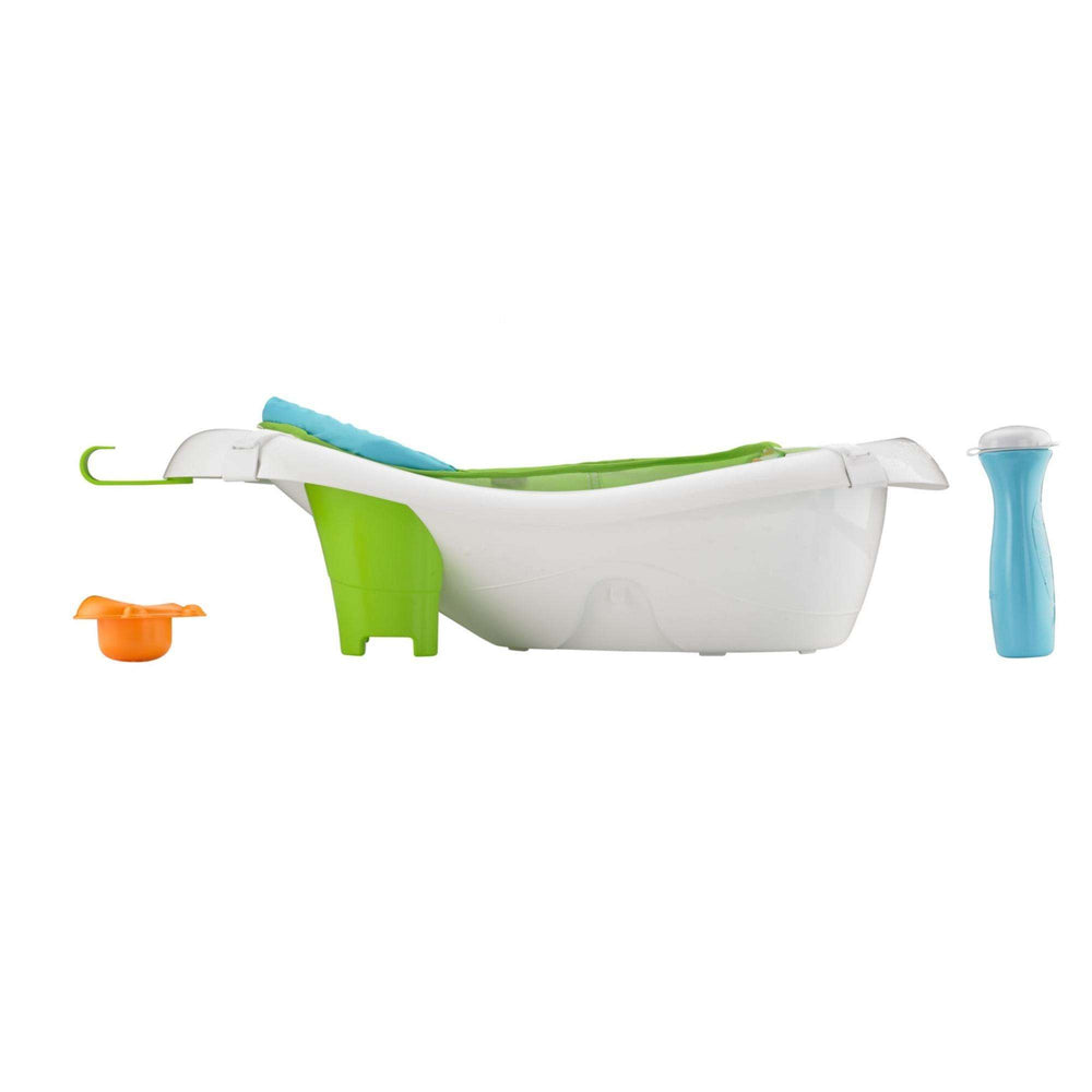 Fisher-Price 4-in-1 Sling Seat Convertible Baby Bath Tub, Green