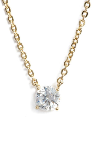 Cubic Zirconia Pendant Necklace