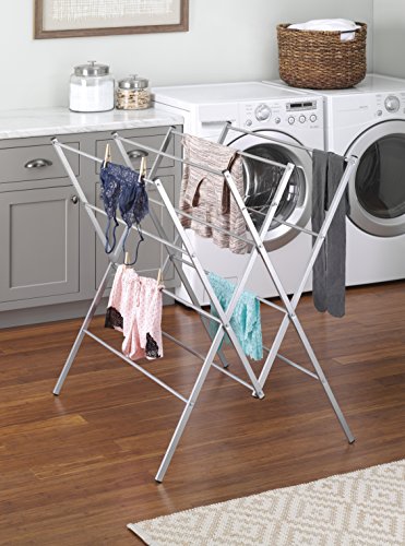 Whitmor Oversized Drying Rack, Silver