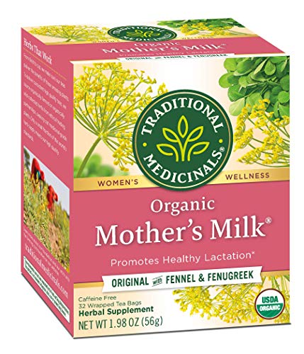 Traditional Medicinals Organic Mother’s Milk Women's Tea, 32 Tea Bags (Pack of 3)