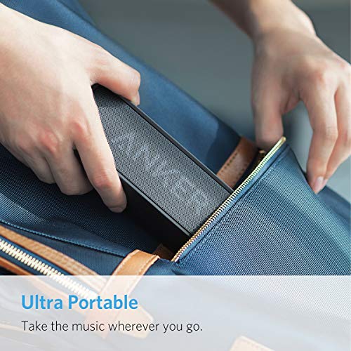 Bluetooth Speakers, Anker Soundcore Bluetooth Speaker with Loud Stereo Sound, 24-Hour Playtime, 66 ft Bluetooth Range, Built-in Mic. Perfect Portable Wireless Speaker for iPhone, Samsung and More
