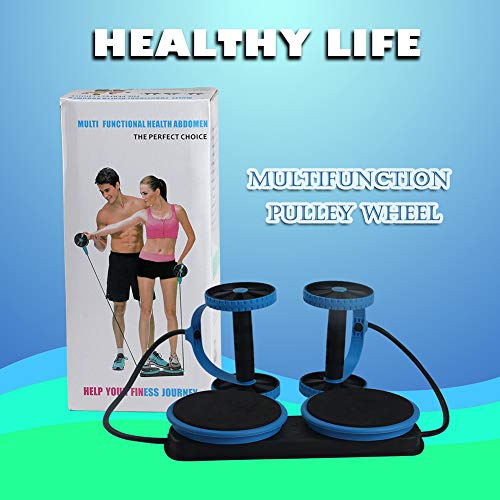 MACUNIN Multi Function Double Ab Roller Wheel,New Version Ab Wheel,Exercise and Fitness Wheel for Home Gym,Abdomen and Arm Workout Equipment Waist Slimming Trainer for Man and Women