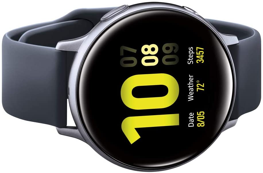 Samsung Galaxy Watch Active2 W/ Enhanced Sleep Tracking Analysis, Auto Workout Tracking, and Pace Coaching (40mm, GPS, Bluetooth), Aqua Black - US Version