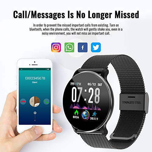 Tagobee Fitness Tracker TB11, Smart Watch IP68 Waterproof Activity Tracker, with Heart Rate Monitor, Blood Pressure Monitor, Pedometer, Calorie Counter Sports Fitness Watches for Men Women