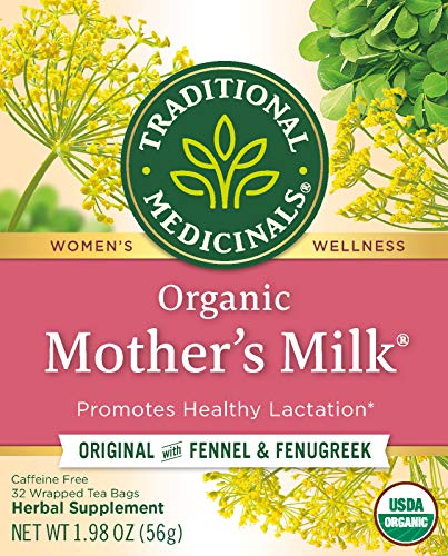 Traditional Medicinals Organic Mother’s Milk Women's Tea, 32 Tea Bags (Pack of 3)