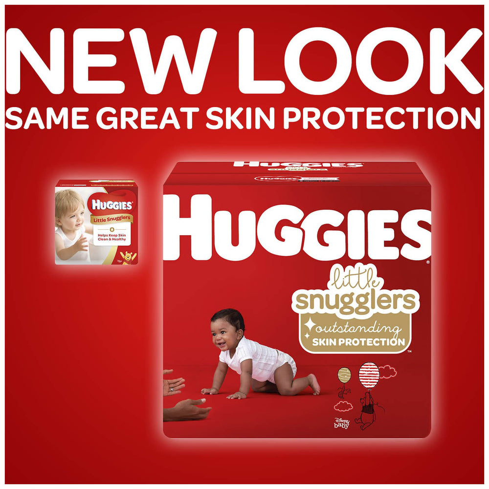 Huggies Little Snugglers Baby Diapers, Size 4, 140 Ct, Economy Plus Pack