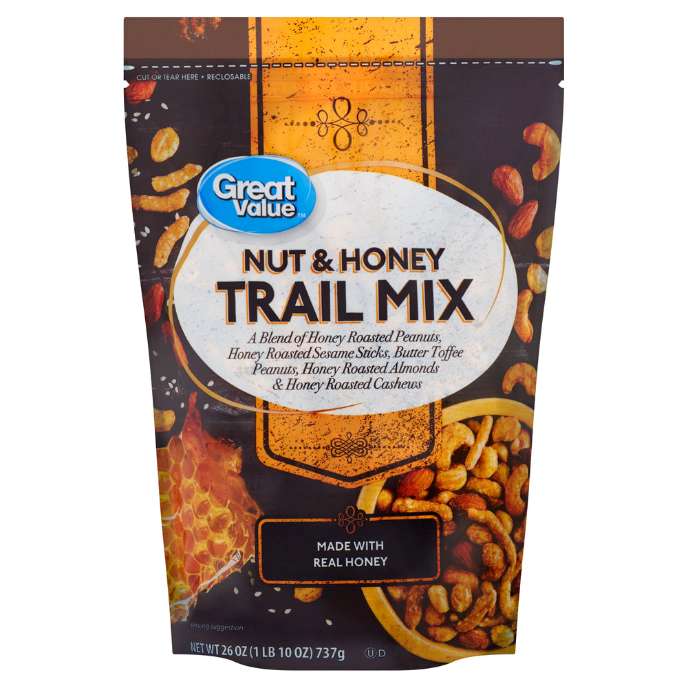 Great Value Nut & Honey Trail Mix, 26 Oz