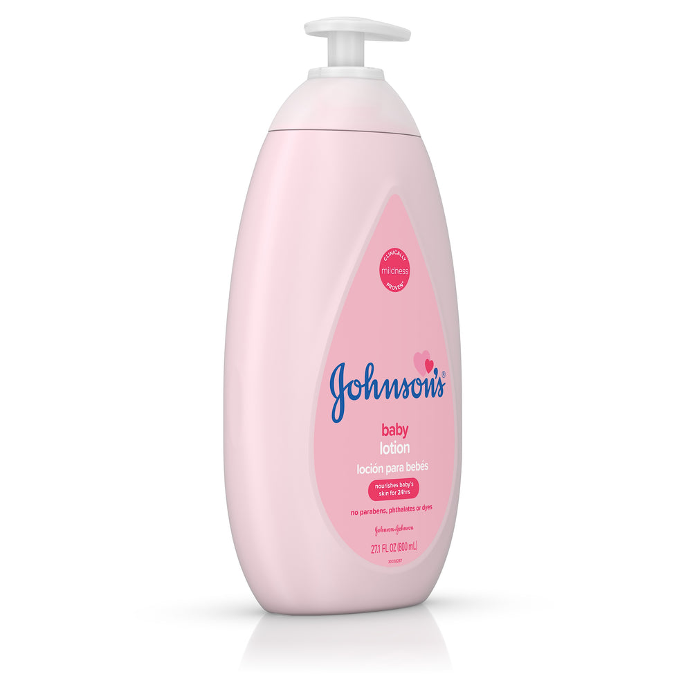 Johnson's Moisturizing Pink Baby Lotion with Coconut Oil, 27.1 fl oz