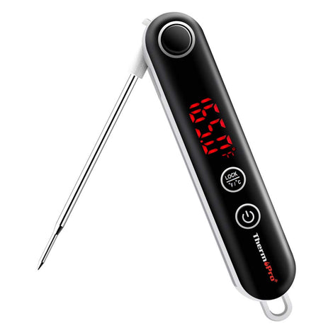 ThermoPro TP18 Ultra Fast Meat Thermometer with Thermocouple Instant Read Thermometer for Kitchen Cooking Food Candy Thermometer for Bbq Grill Smoker Deep Fry Oil Thermometer